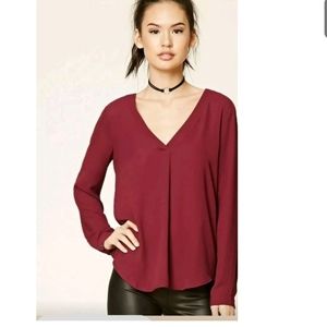 Nwt Forever 21 Small Contemporary Long Sleeve Chif